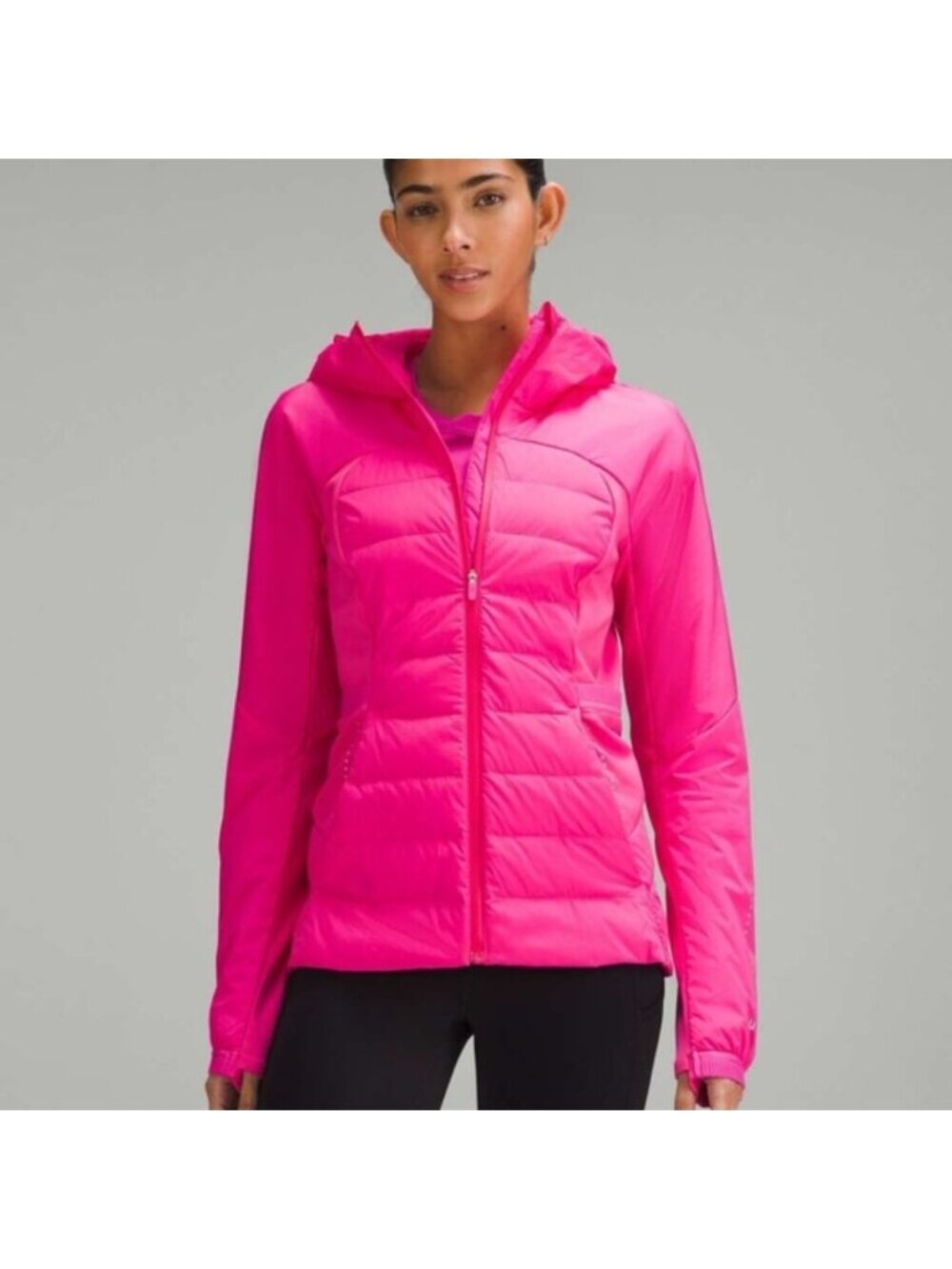 Lululemon Down for It All Jacket Sonic Pink like new